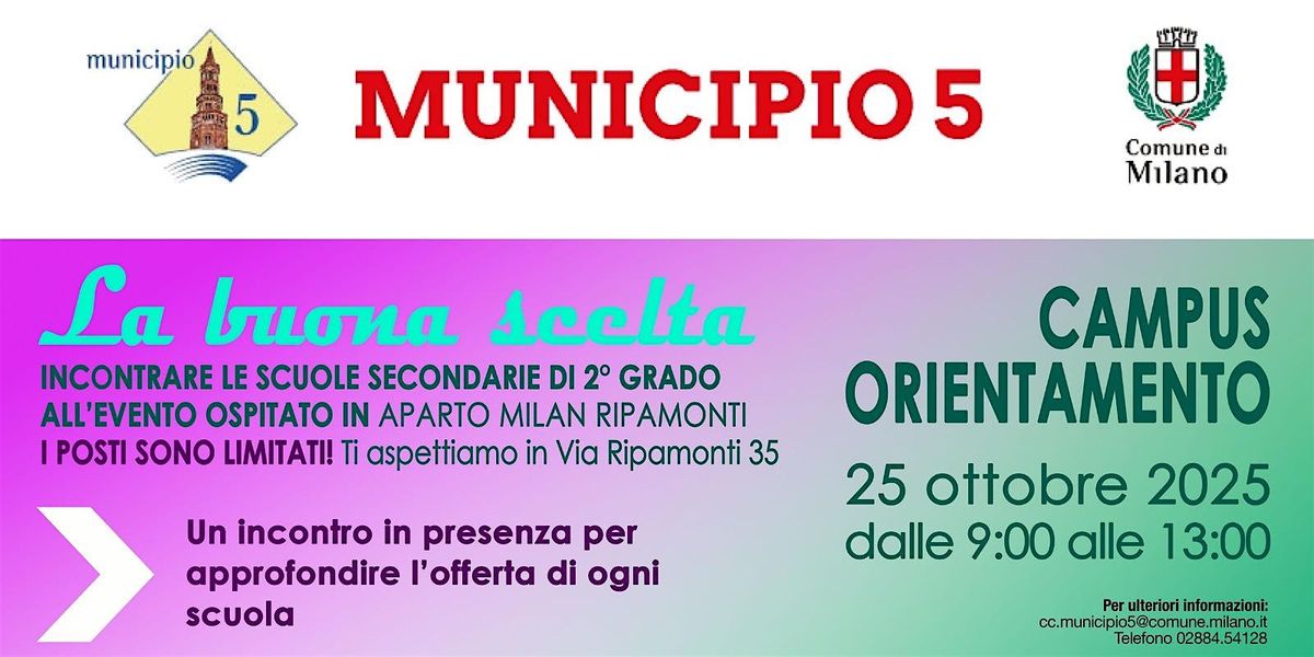 Campus Orientamento "La buona scelta"