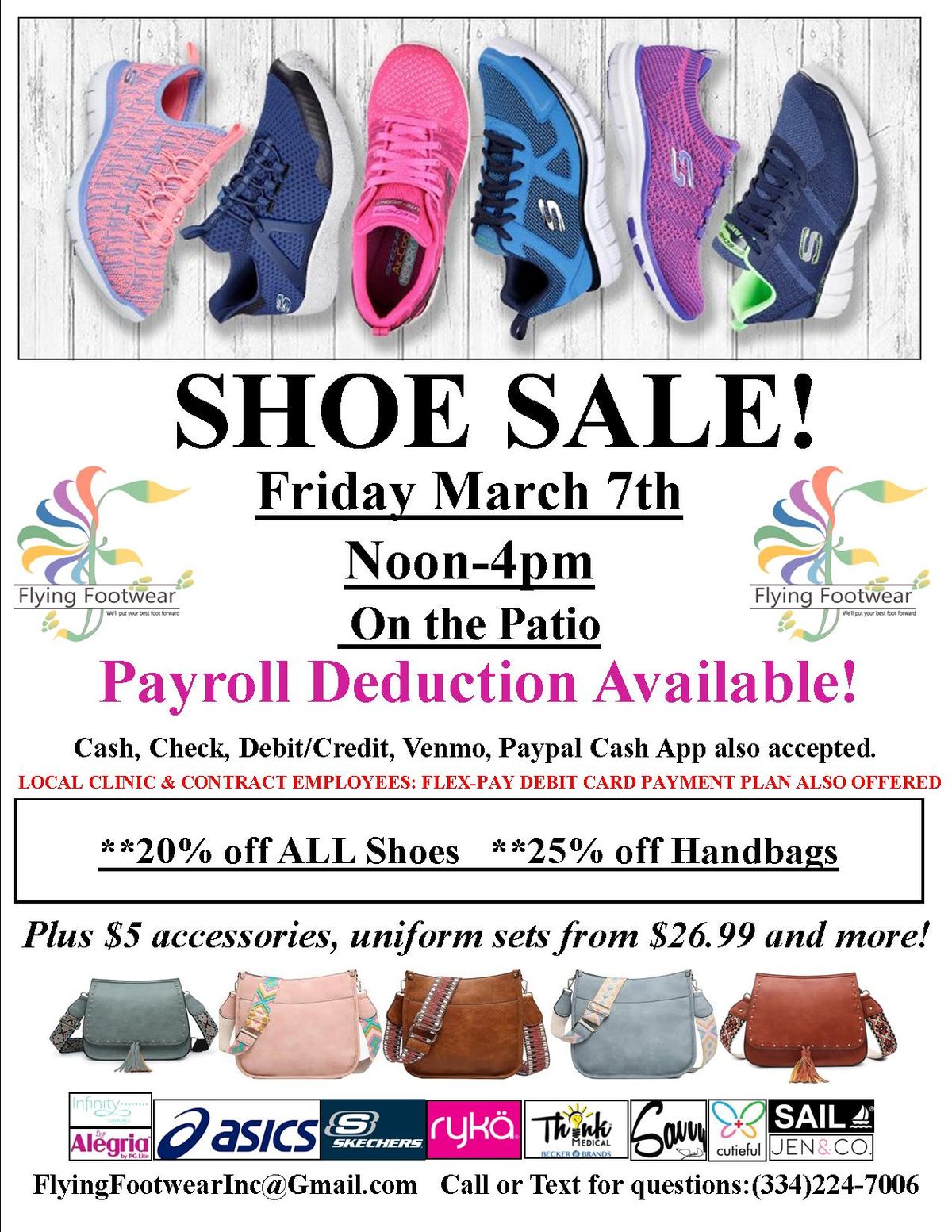 Shoe Sale at Altoona Nursing and Rehabilitation