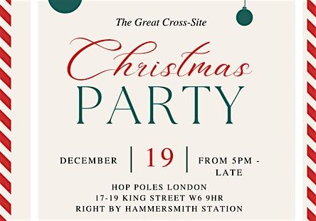 The Great Cross Site Christmas Party