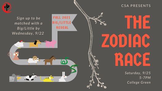CSA Fall 2021 Big\/Little Reveal: The Zodiac Race