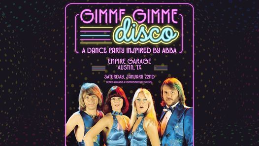 Gimme Gimme Disco ~ A Dance Party Inspired by ABBA - Austin, TX