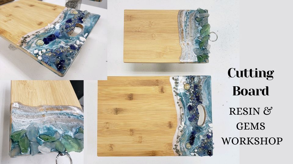 Resin Art Workshop at Artsy Fartsy - Cutting Boards