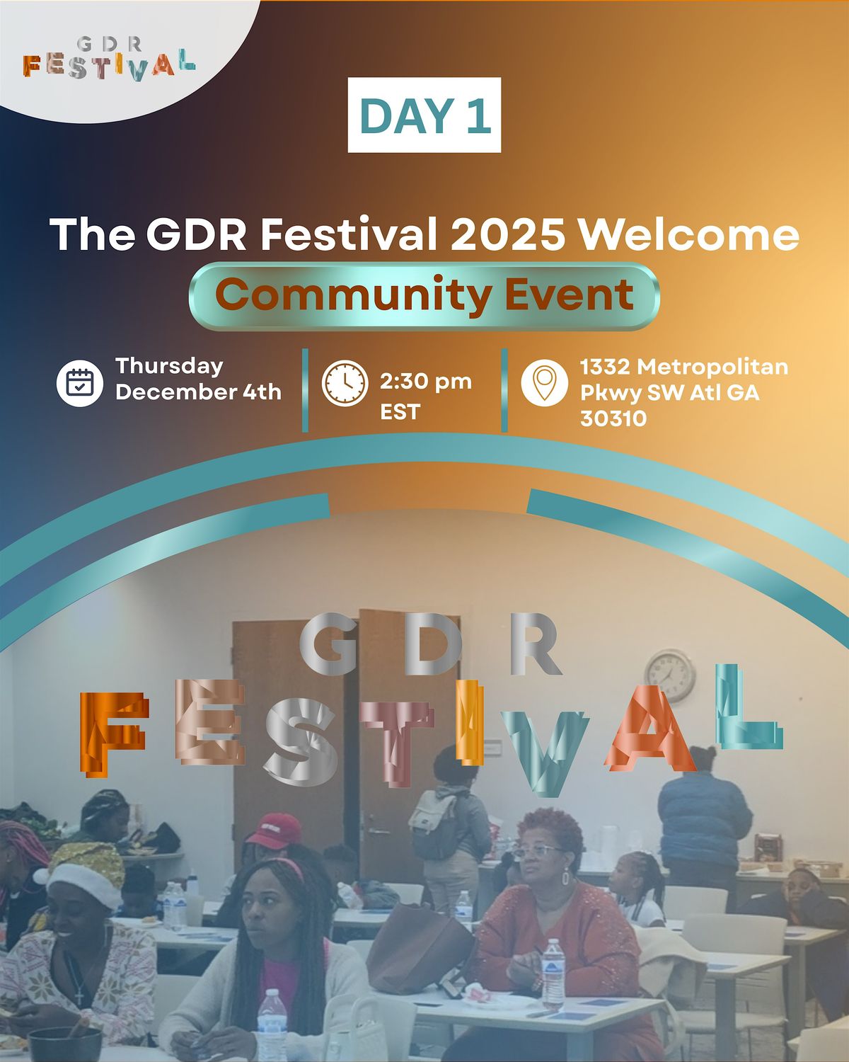 The GDR Festival 2025 Official Welcome
