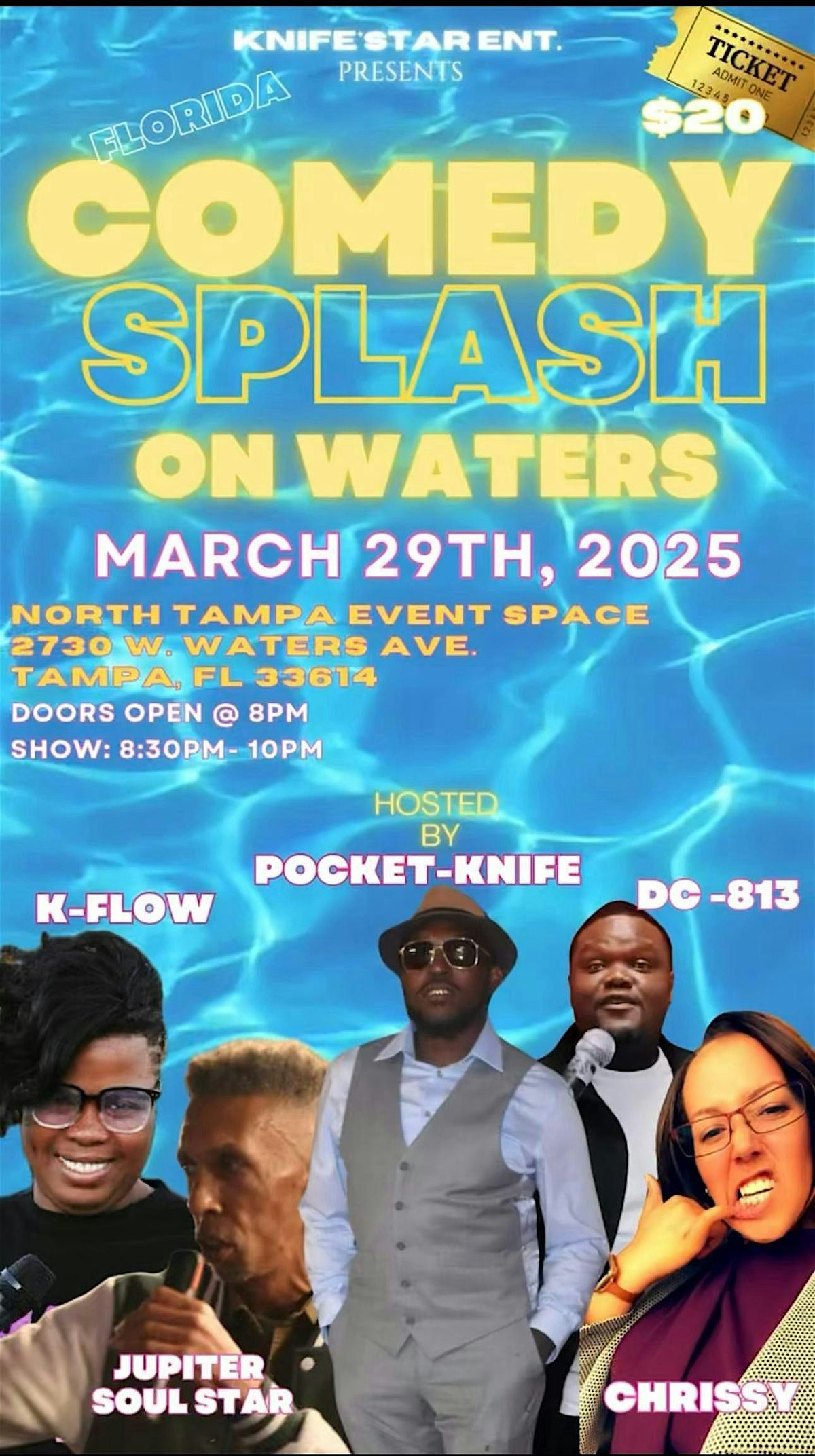 Comedy Splash On Waters