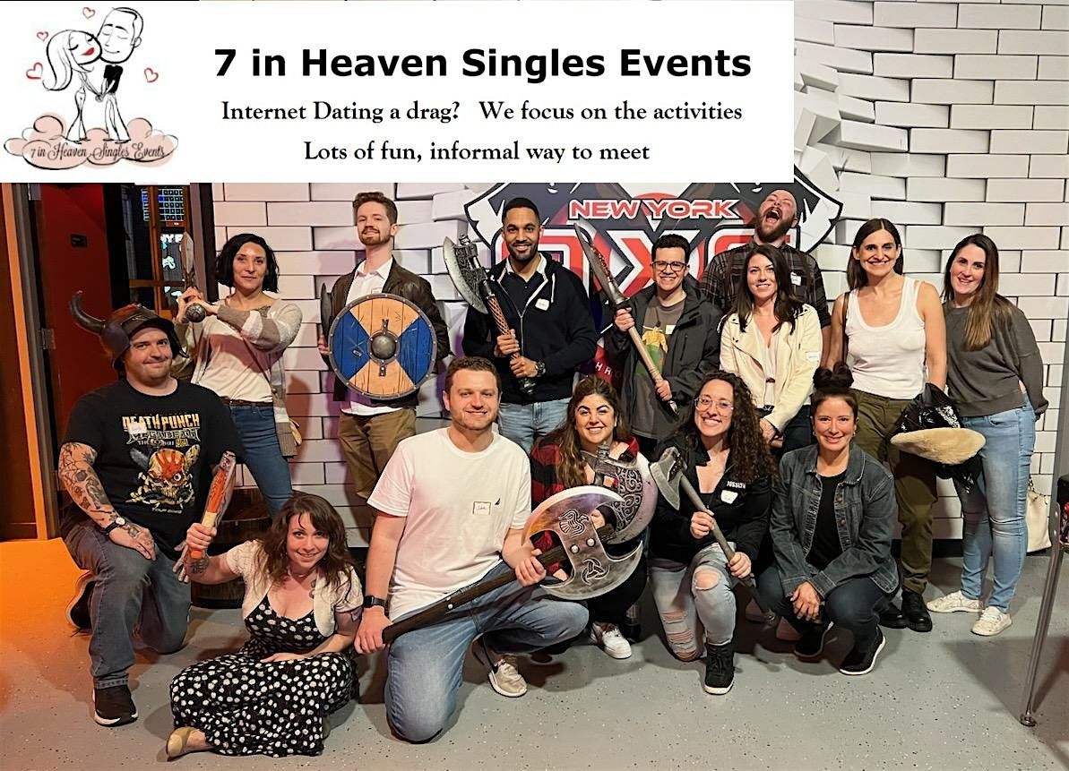 Axe Throwing  Long Island Singles ages 20's 30's 40's Farmingdale