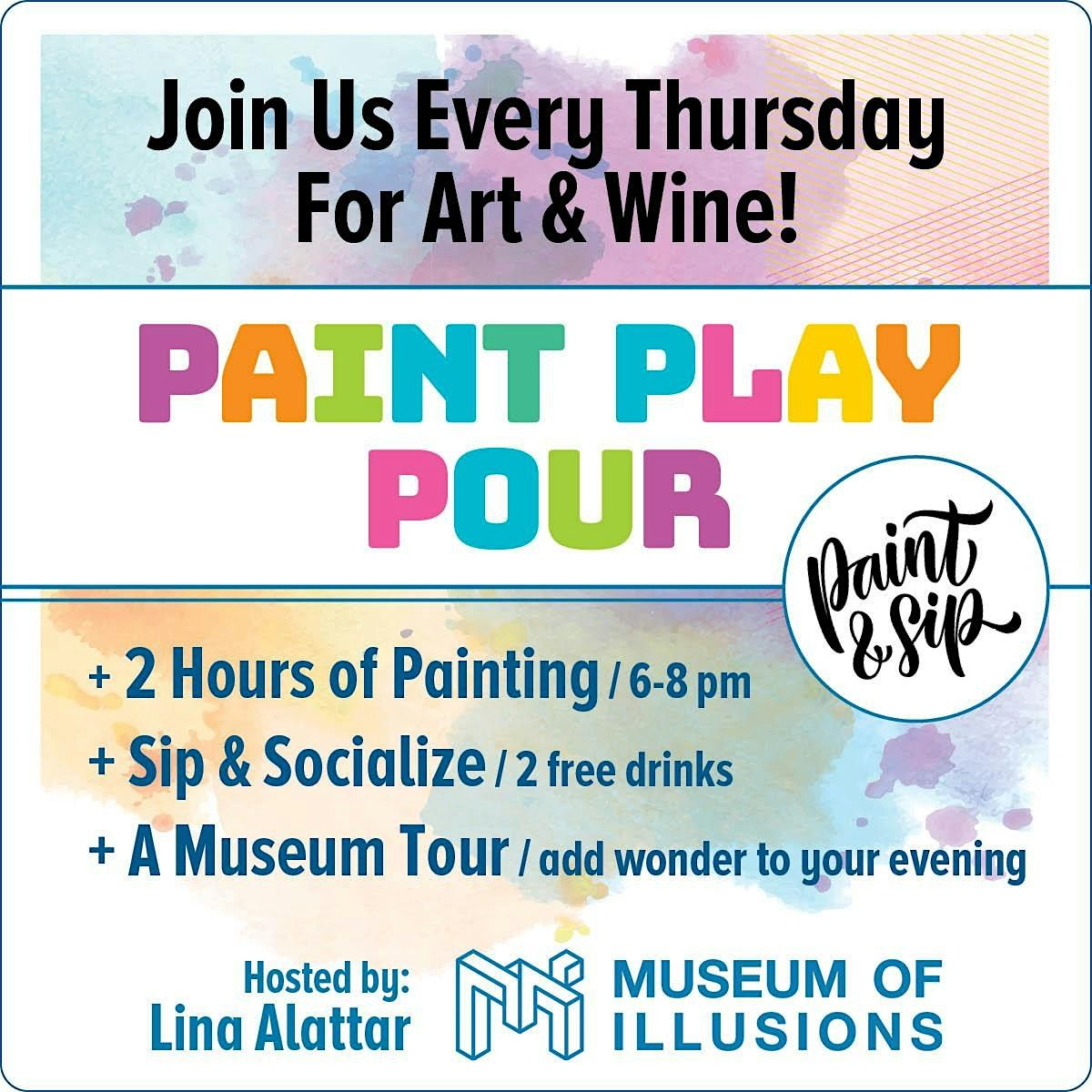 Paint, Play, and Pour at the Museum of Illusions DC!