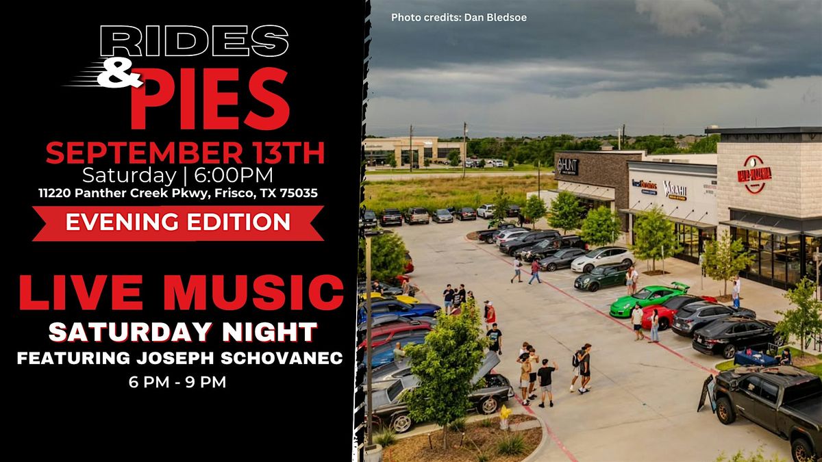 Rides & Pies - September - EVENING EDITION with Live Music