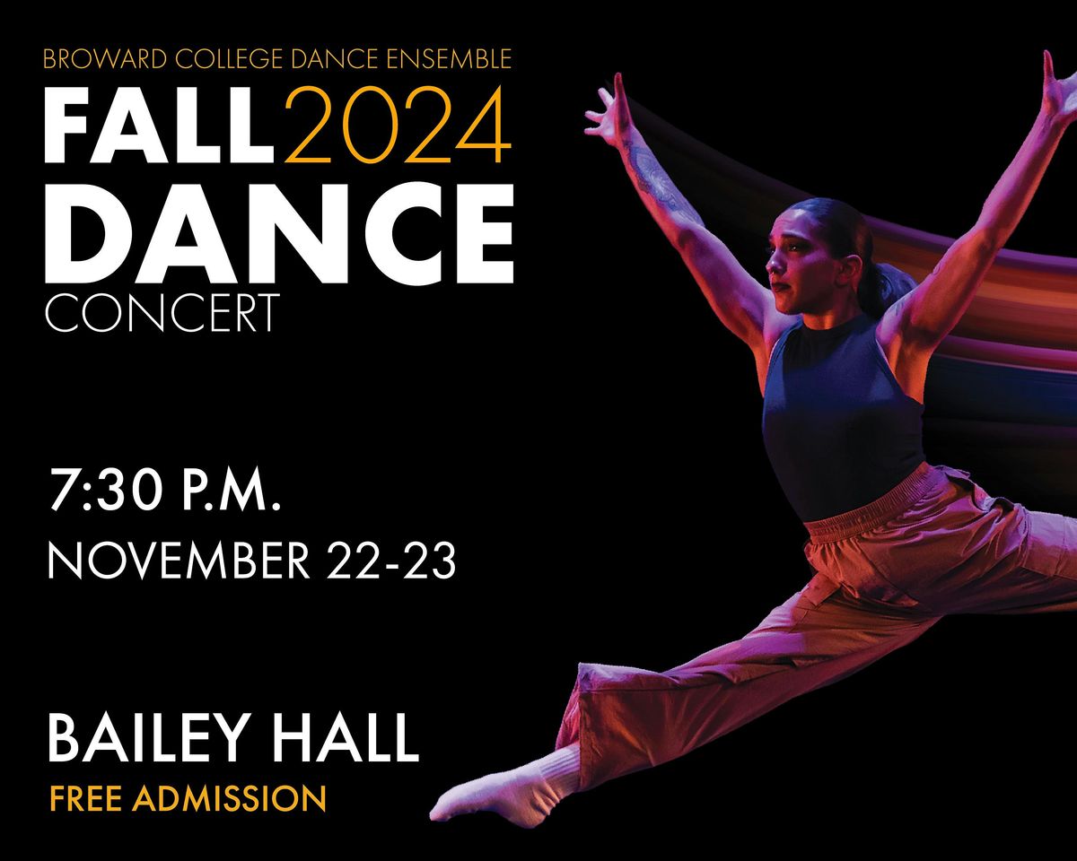 Broward College Dance Ensemble\u2019s Fall 2024 Dance Concert