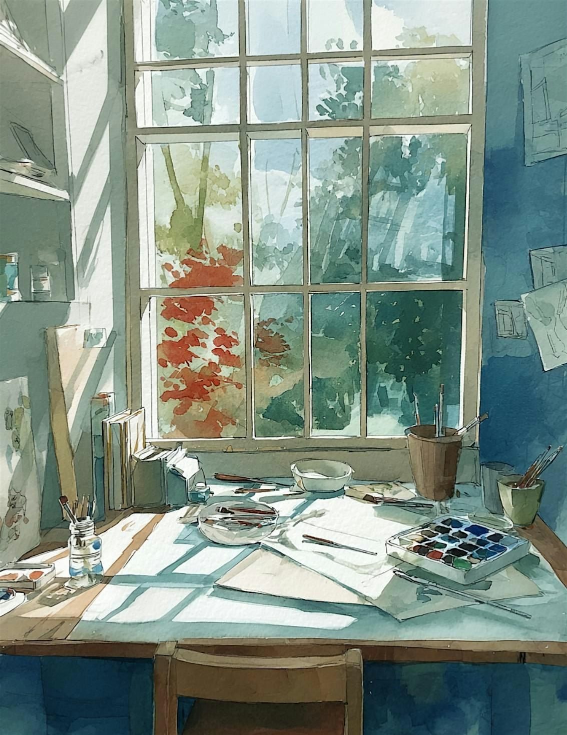 Paint a Golden Autumn Forest-Watercolour Workshop