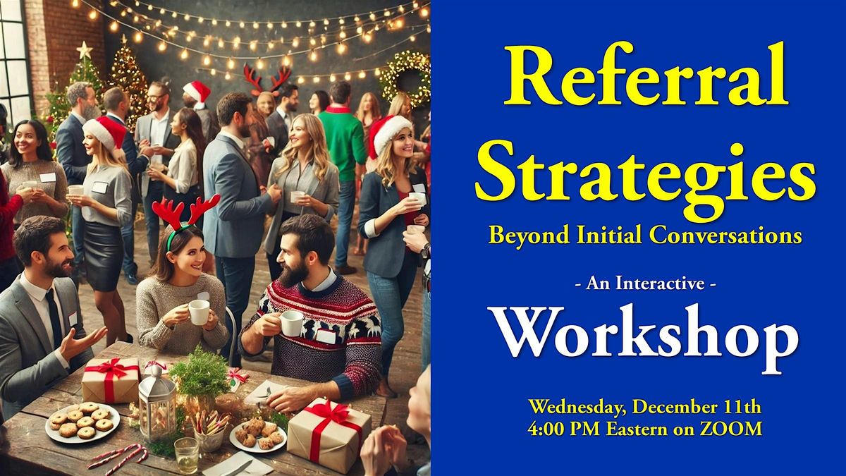 Referrals Strategies Workshop