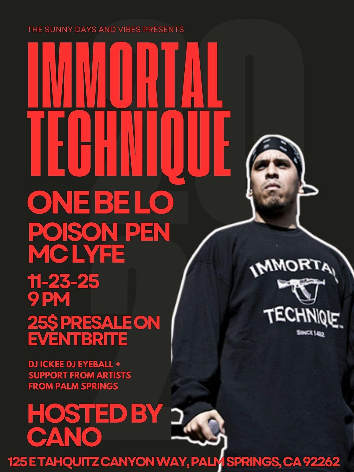 Immortal Technique + One Be Lo + Poison Pen + Mc Lyfe