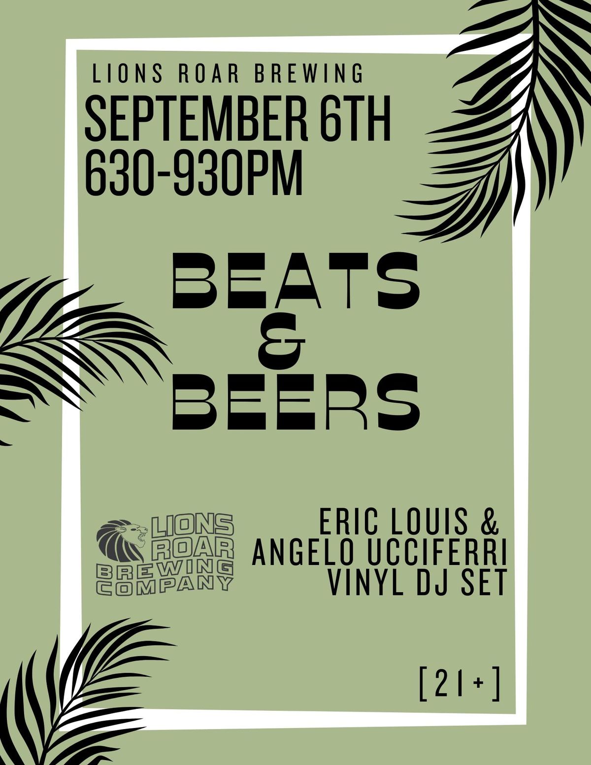 Beats and Beers - Vinyl DJ set @ Lions Roar 