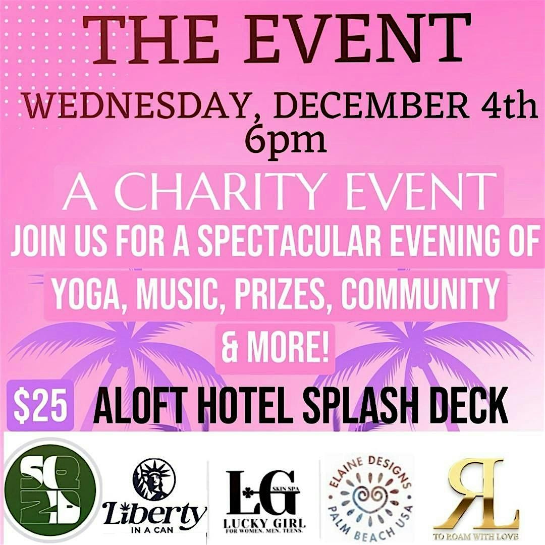 THE EVENT! - DECEMBER 4th YOGA, MUSIC, CHARITY. PRIZES AND MORE