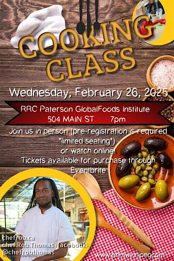 BHM Cooking Class with Chef Rob