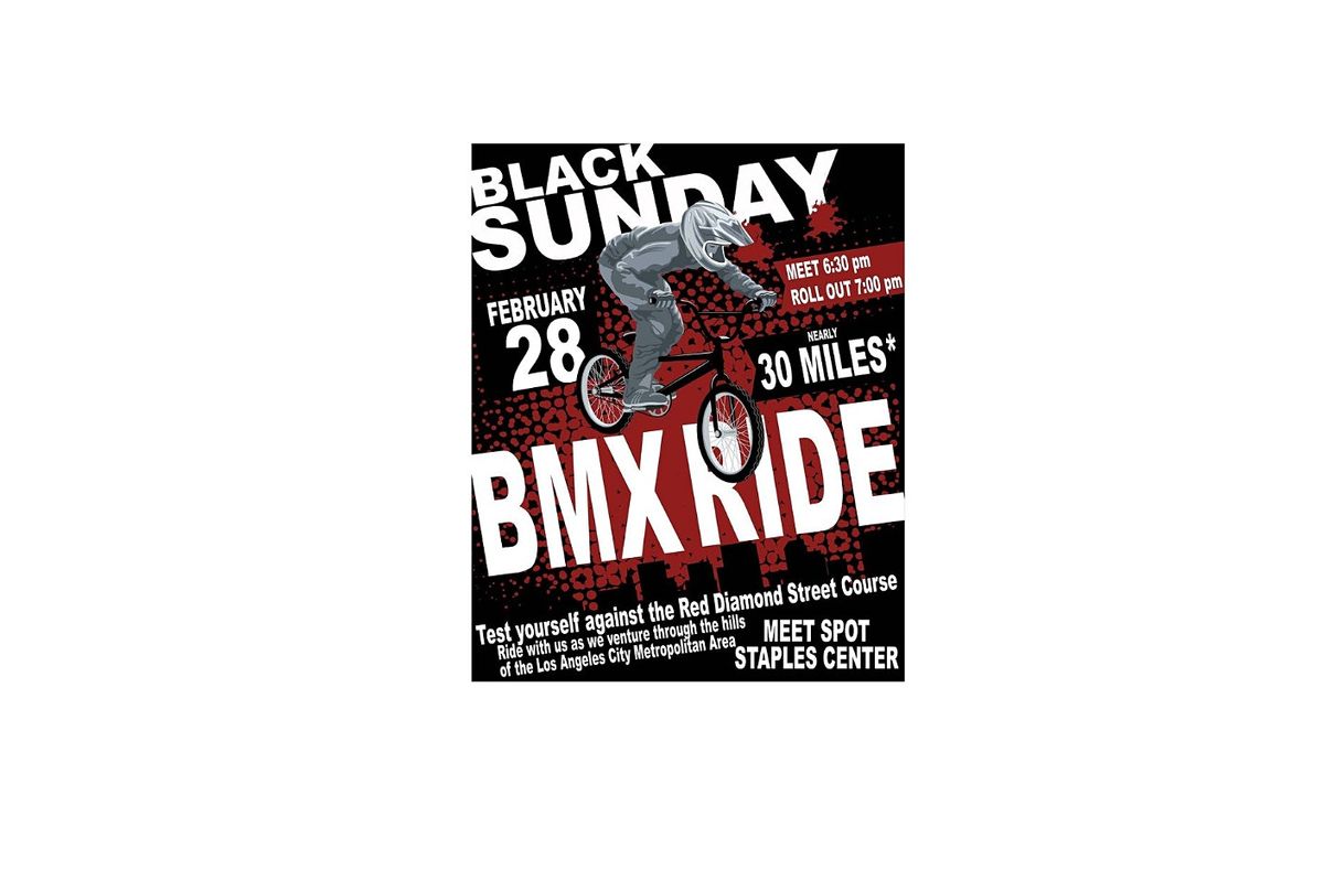 Black Sunday BMX Ride from Staples Center