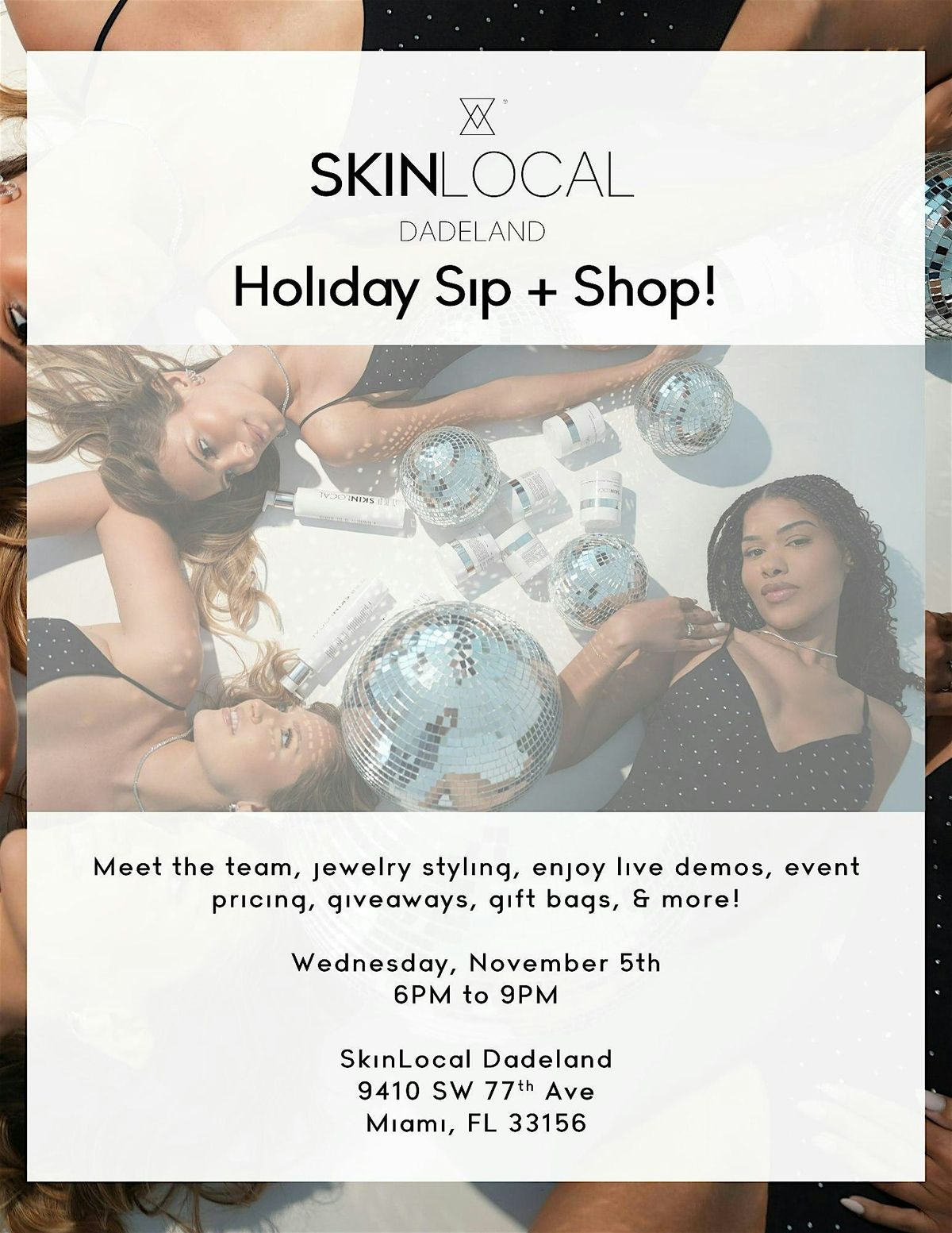 SkinLocal Dadeland Holiday Happy Hour!