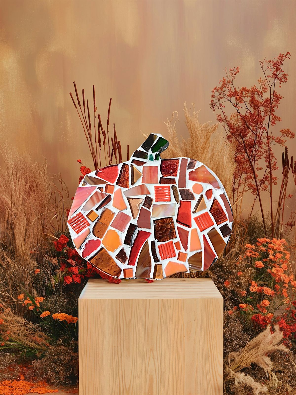 Autumn Hues & Brews: Pumpkin Mosaics
