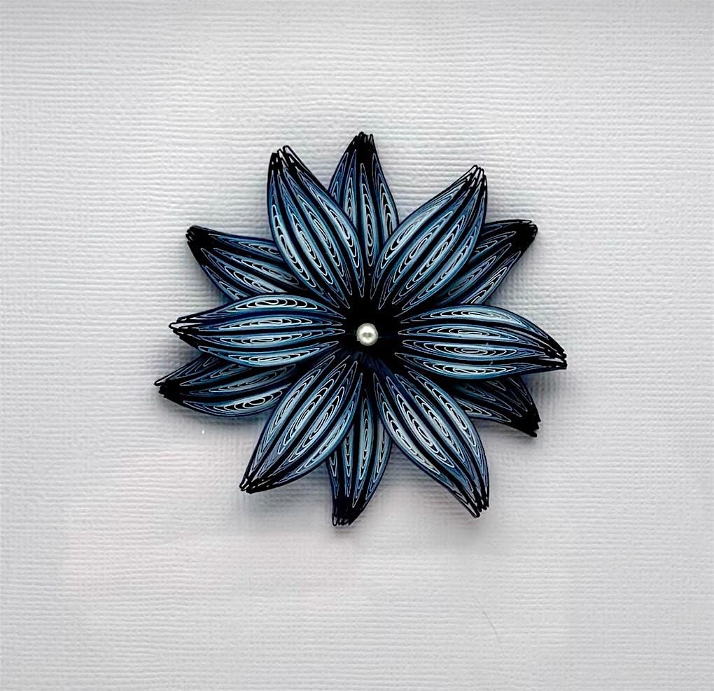 Ombre Blooms: Quilling with a Comb