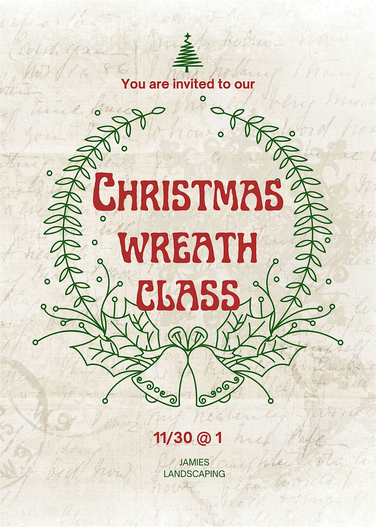 Christmas Wreath Class