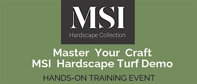 MSI-South Florida Hardscape Turf Demo