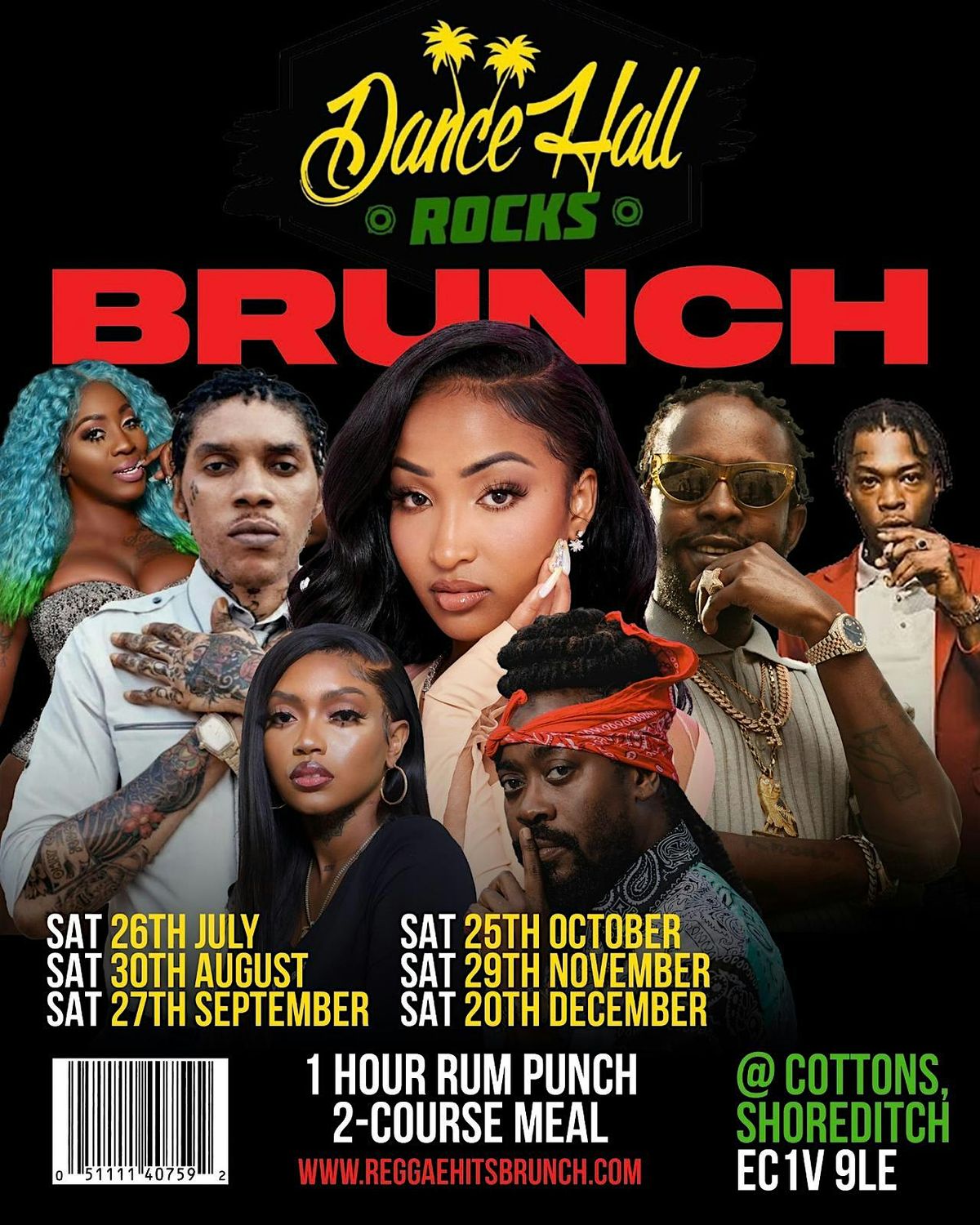 Dancehall Rocks Rum Punch Brunch