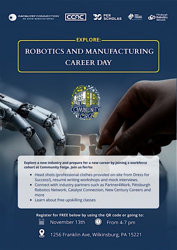 Robotics & Manufacturing Career Exploration Day