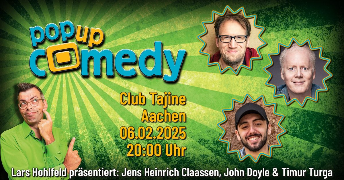 Pop up Comedy *** Club Tajine *** Aachen