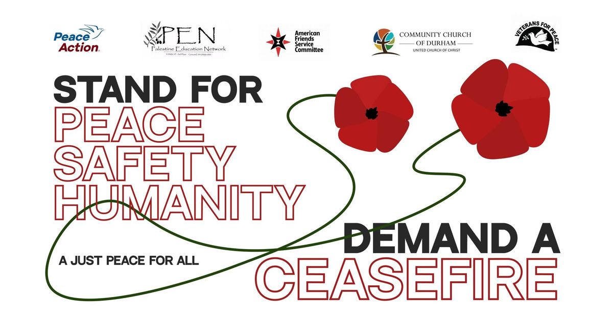 Ceasefire Now: Interfaith Vigil for Peace