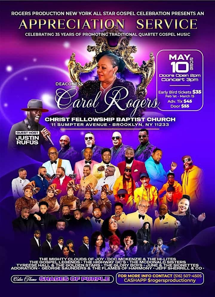 Gospel Celebration Honoring Deconess Carol Rogers