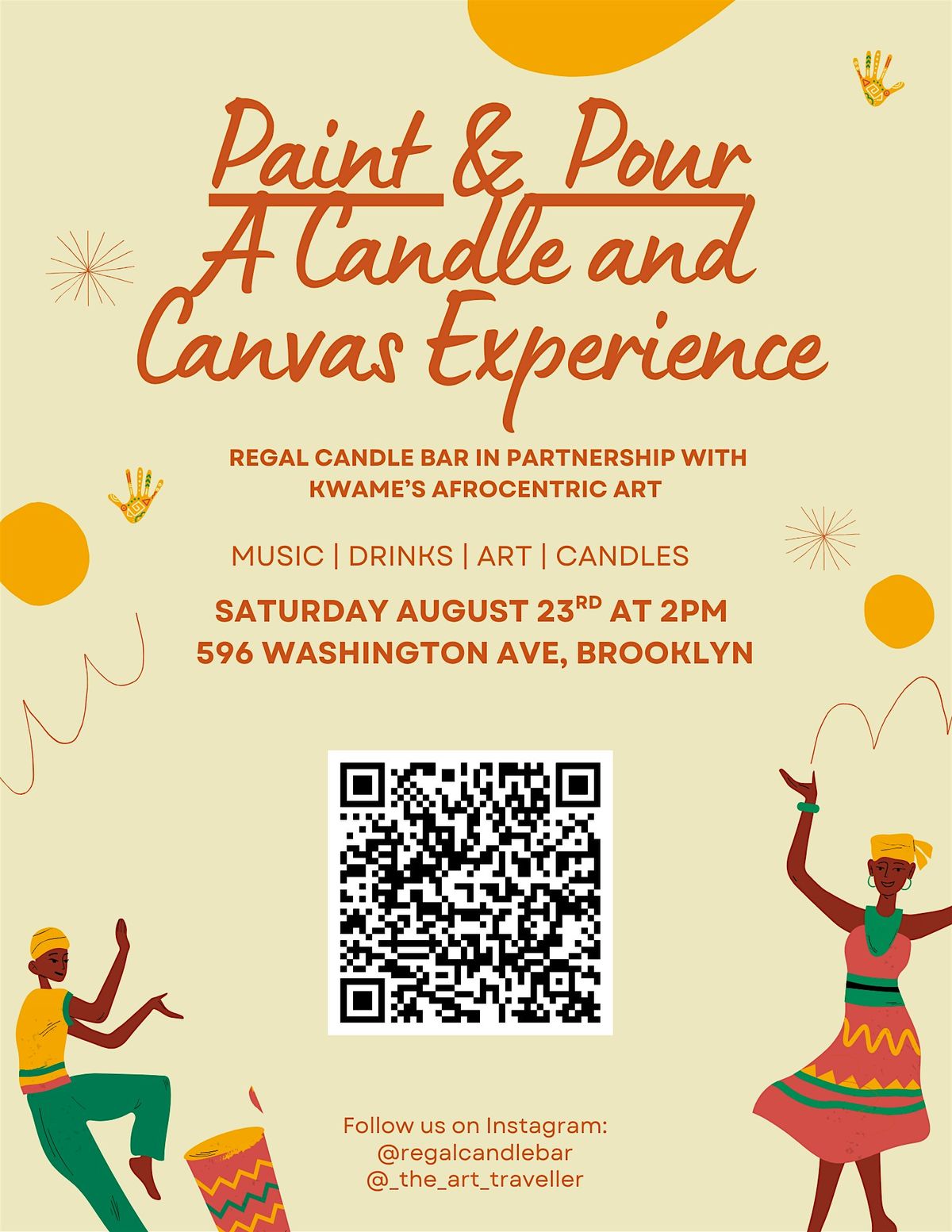 Paint & Pour: A Candle and Canvas Experience
