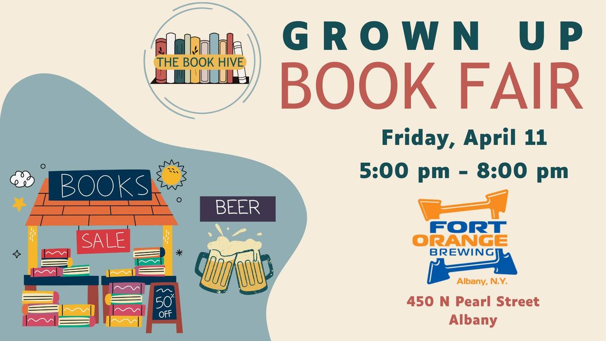 Grown-Up Book Fair at Fort Orange Brewing