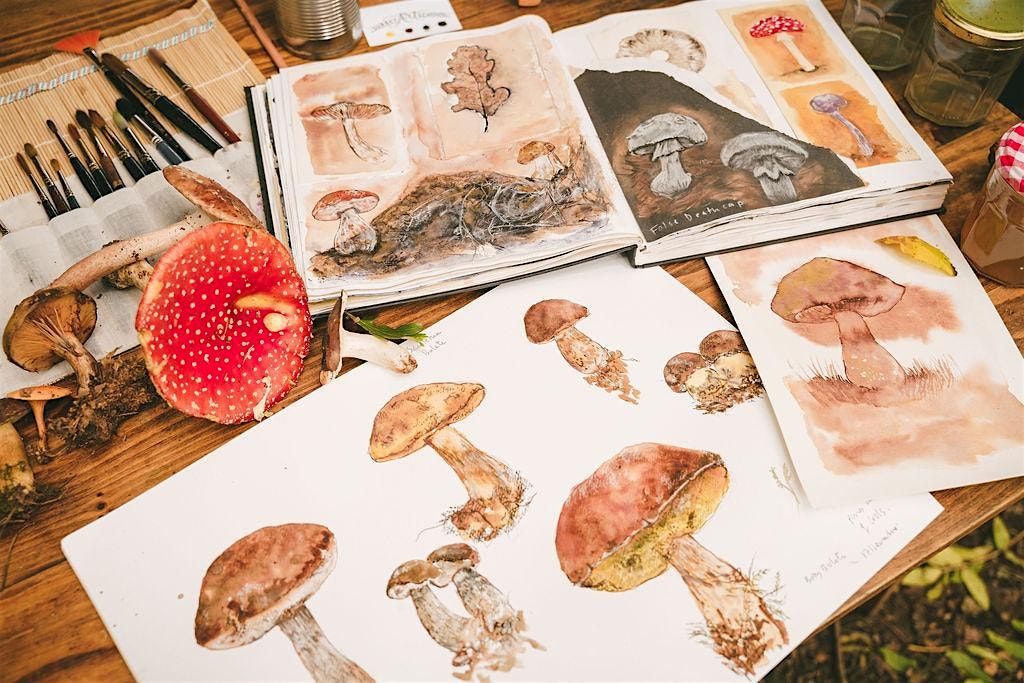 Majestic Mushroom Art