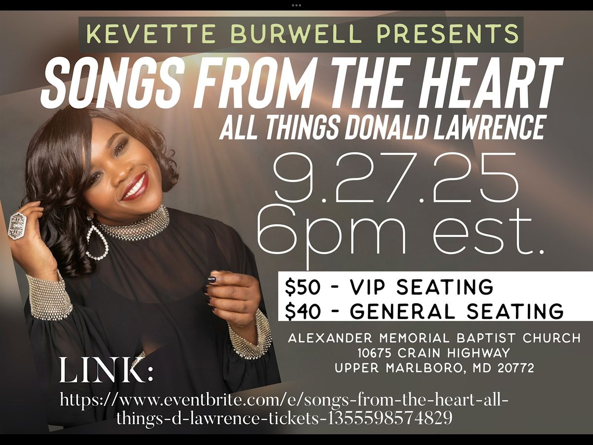 Songs From The Heart - All Things D. Lawrence