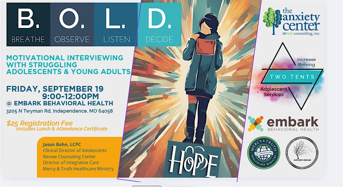 Motivational Interviewing with  Struggling Teens and Young Adults