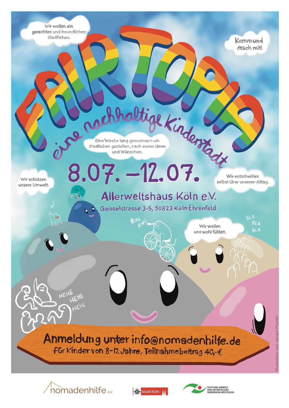 Ferienprogramm Fairtopia - Eine nachhaltige Kinderstadt in K\u00f6ln