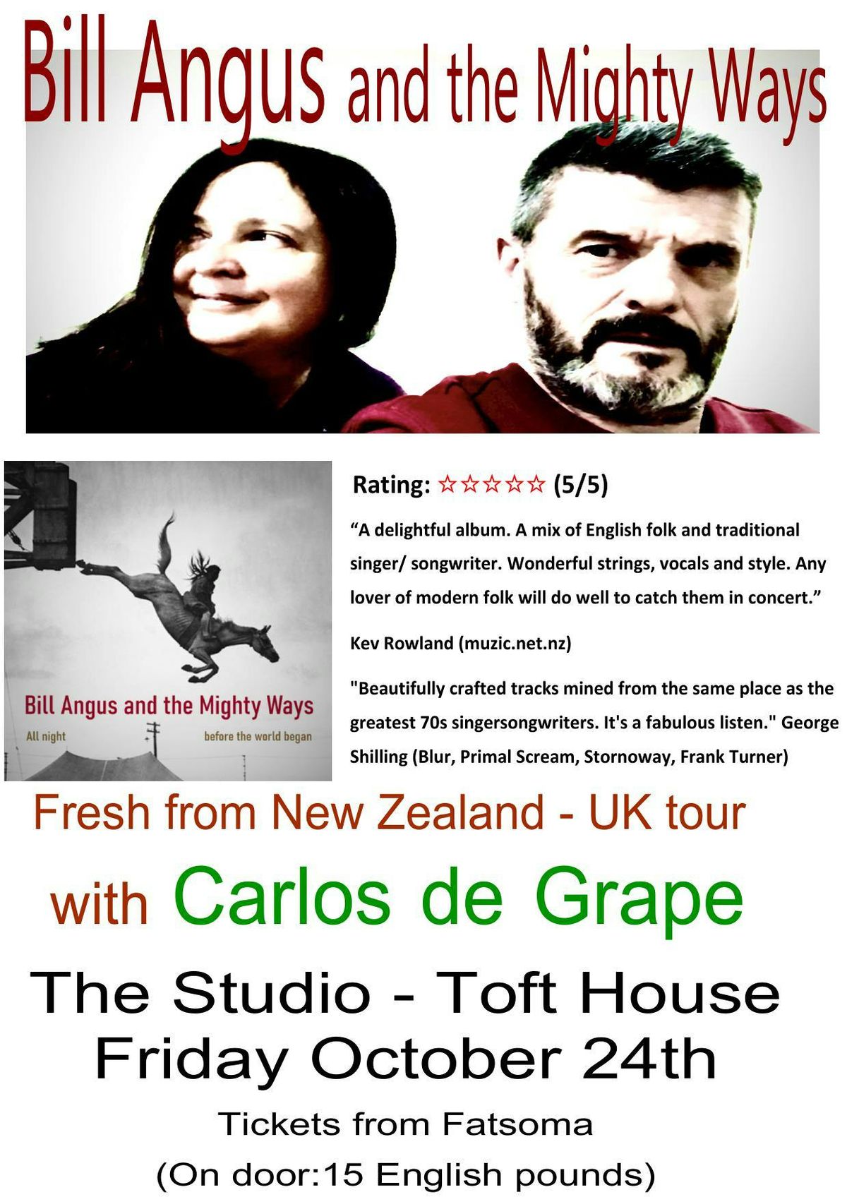 BILLY ANGUS & THE MIGHTY WAYS