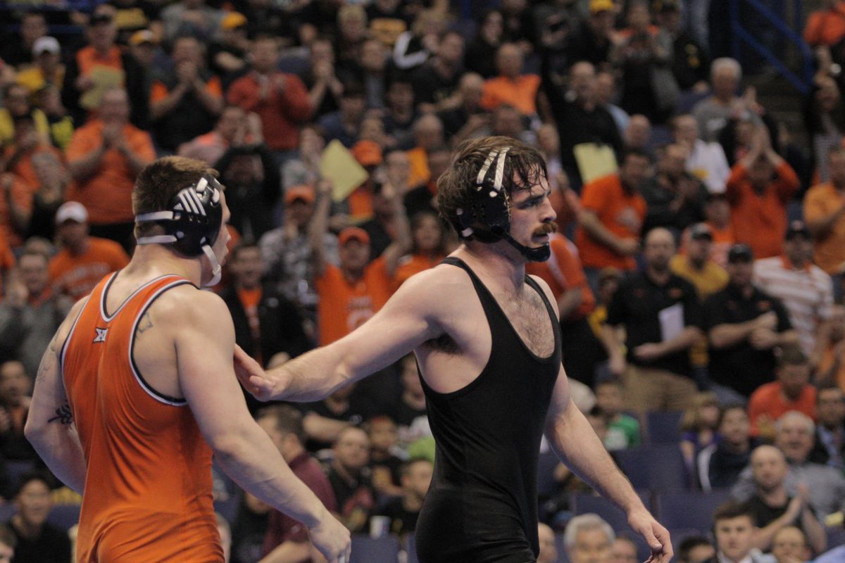 Oklahoma State Cowboys at Iowa Hawkeyes Wrestling