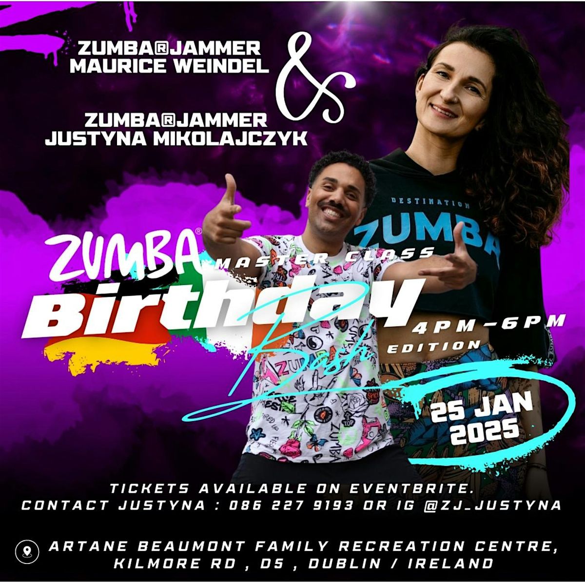 Zumba \u00ae\ufe0fMasterclass w\/ ZJ Maurice & ZJ Justy