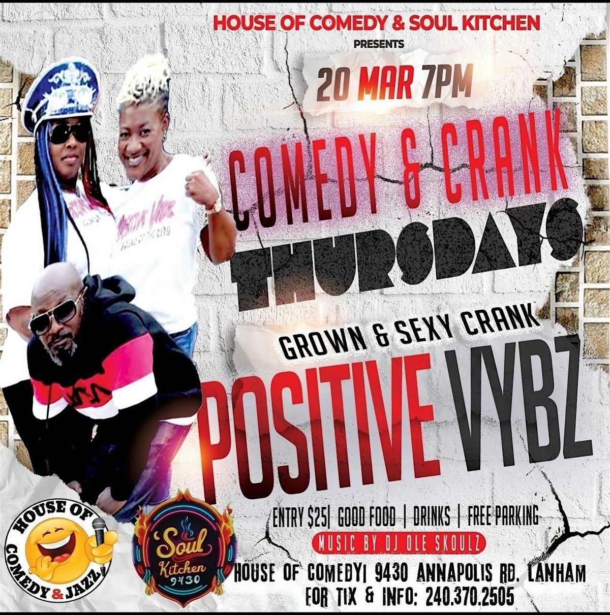 COMEDY AND CRANK THURSDAYS