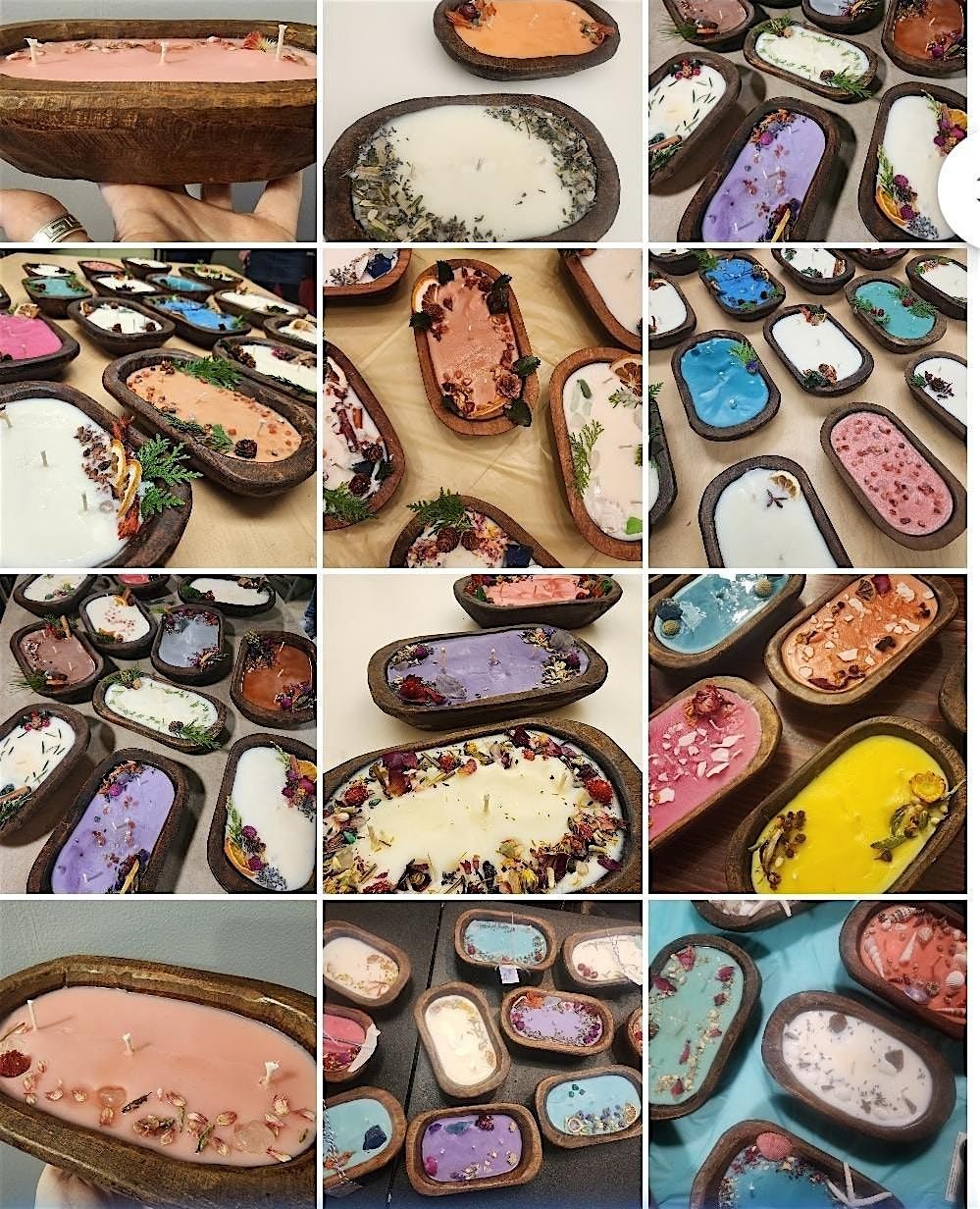 Centerpiece 3 wick Candles at Smith's Acres Greenhouse!