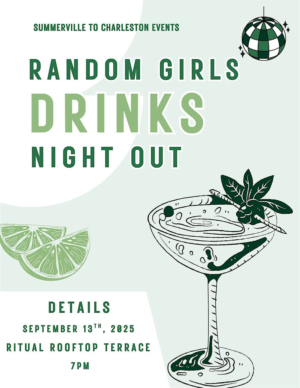 Random Girls Drinks Night Out