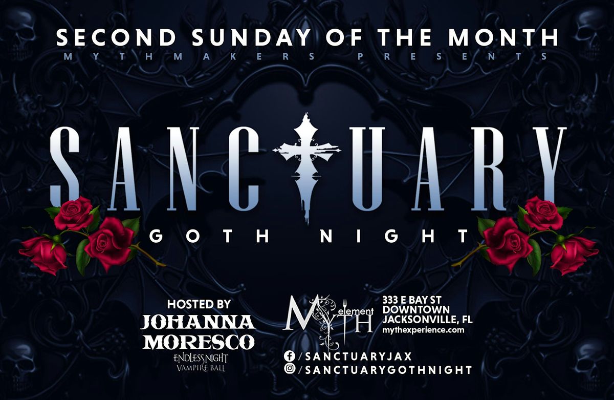 Sanctuary GOTH NIGHT at Myth Nightclub | Second Sunday | 03.09.25