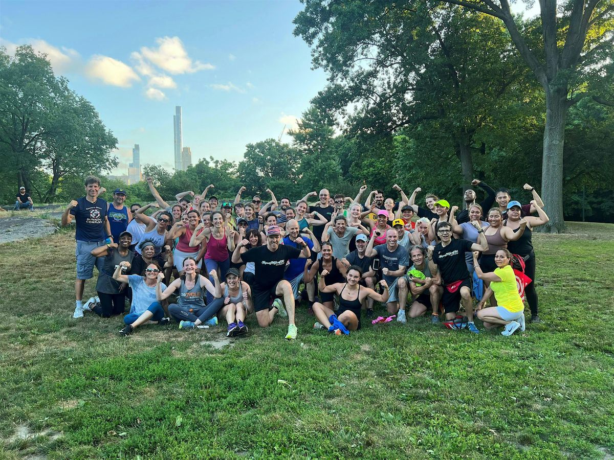 Sunday Morning Bootcamp at the Great Hill in Central Park