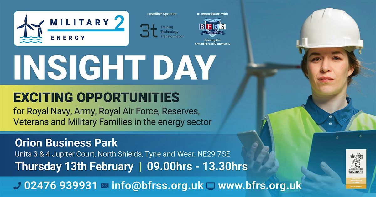 Military2Energy - Insight Day on Thursday, 13 February 2025