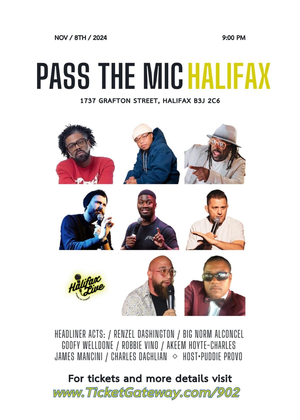 Pass the Mic Live in Halifax 