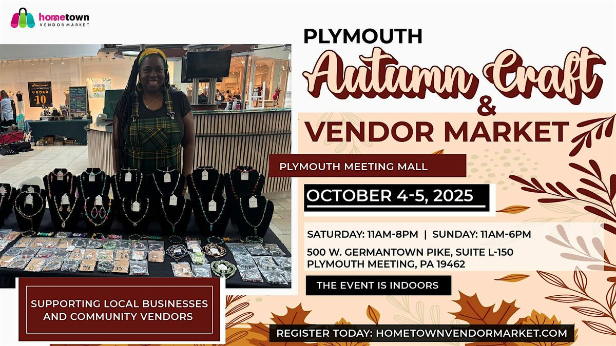 Plymouth Autumn Craft and Vendor Market