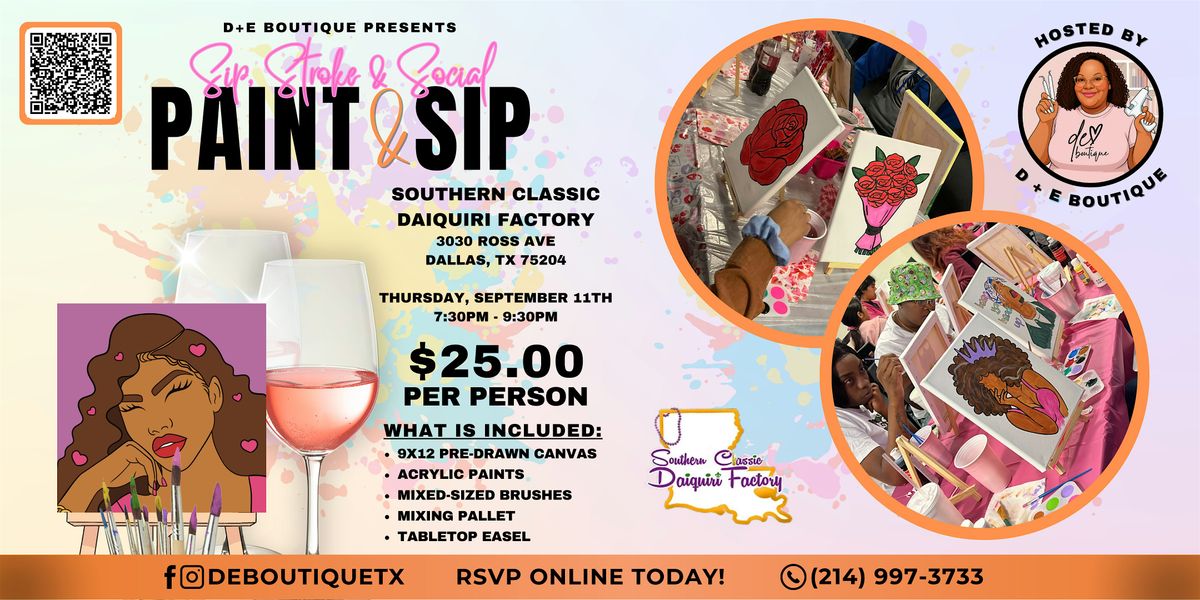 Sip, Stroke & Social at Southern Classic Daiquiri Factory