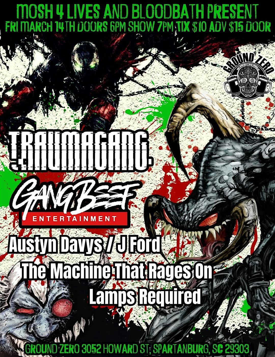 Traumagang, Gang Beef, Austyn Davys, J.Ford, and more