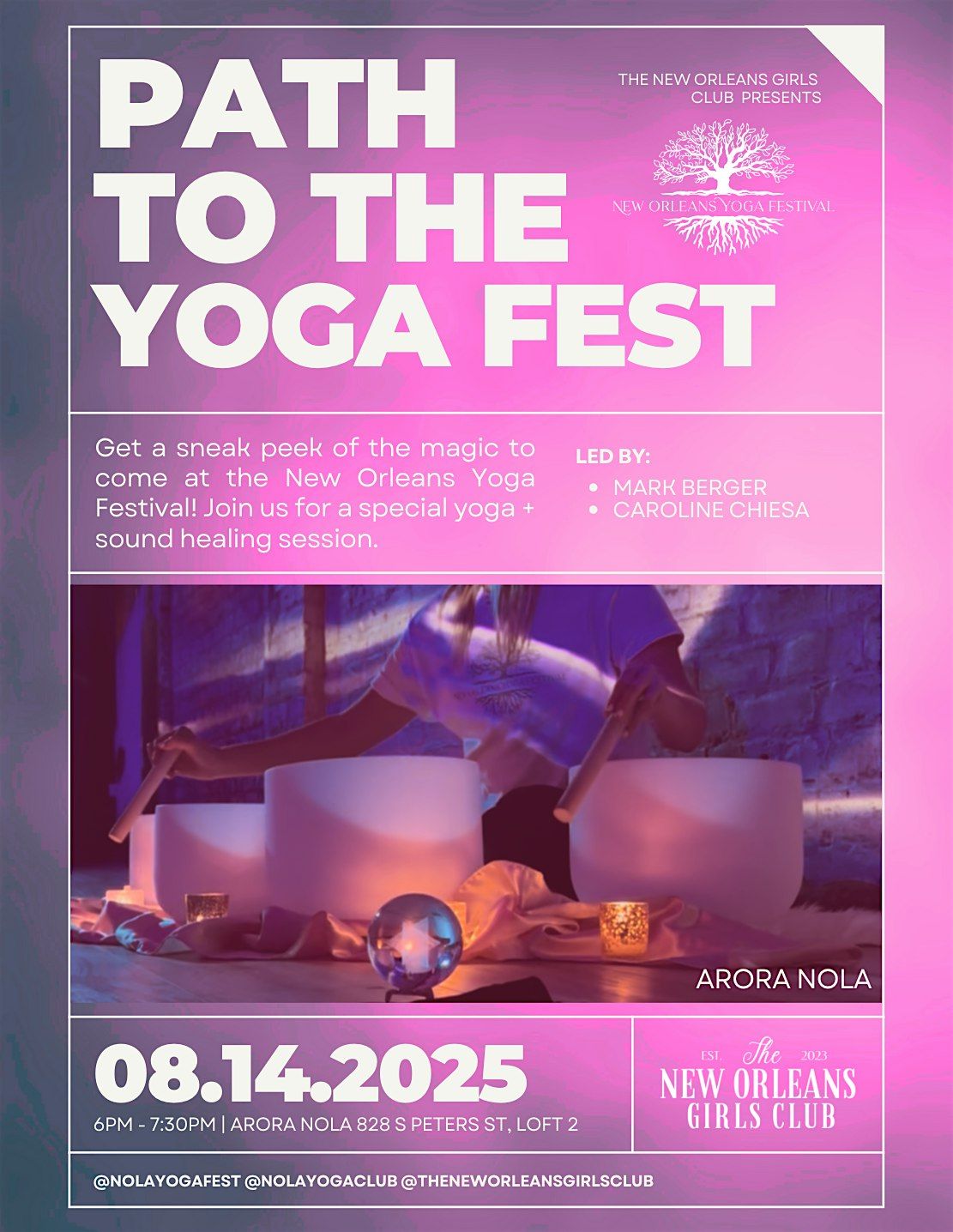 Road to the Yoga Fest: A Preview Series at ARORA