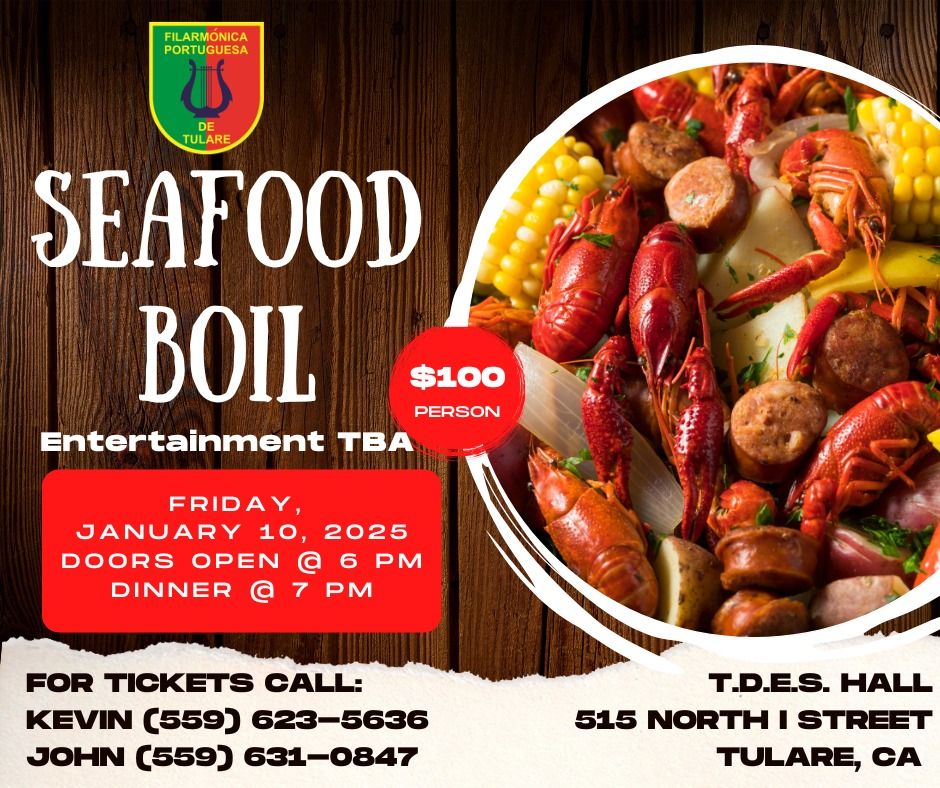 Filarmonica Portuguesa de Tulare's Seafood Boil